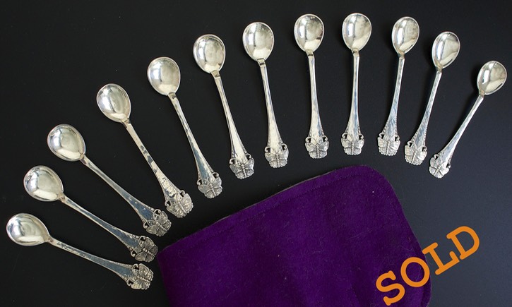 Art-Nouveau-Danish-Silver-Heise-Spoons-Sold