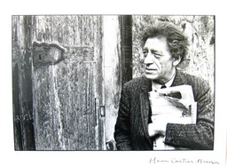 Henri-Cartier-Bresson-Giacometti-Photograph-Signed-Original