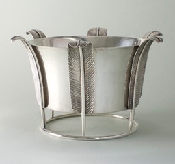 Giò Ponti Sterling silver table center piece