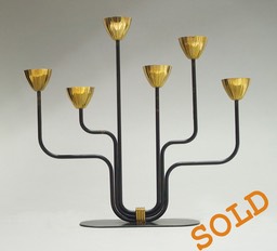 Gunnar-Ander-Ystad-Sweden-candelabra-girandole-Sold