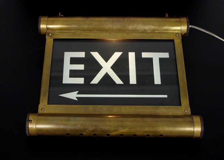Vintage-Exit-Sign-Illuminated-Internalite-KFM-a